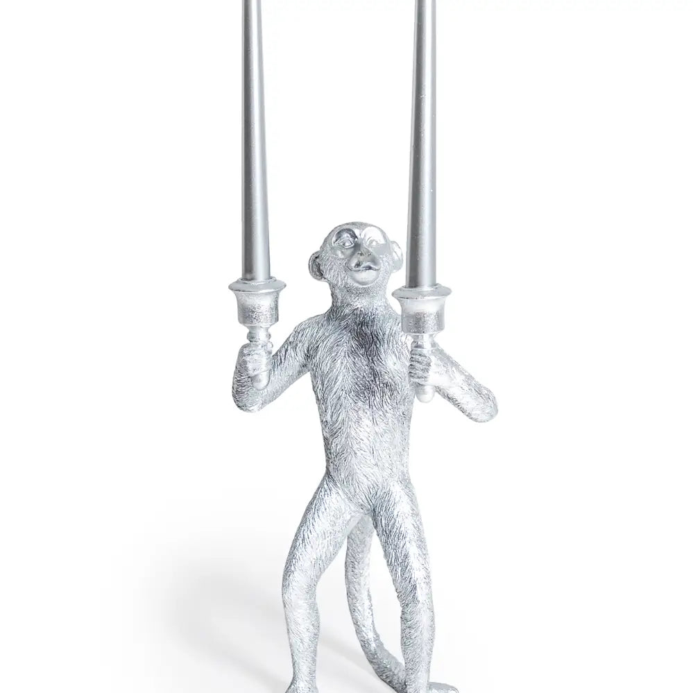 STANDING MONKEY CANDELABRA