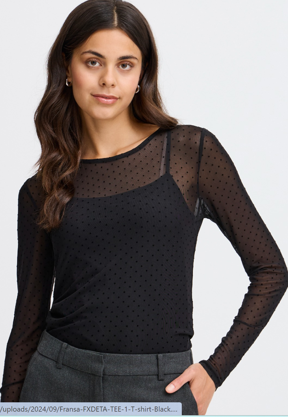 FXDETA SHEER MESH TOP