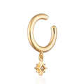 Interstellar Star Drop Ear Cuff - Gold Plated