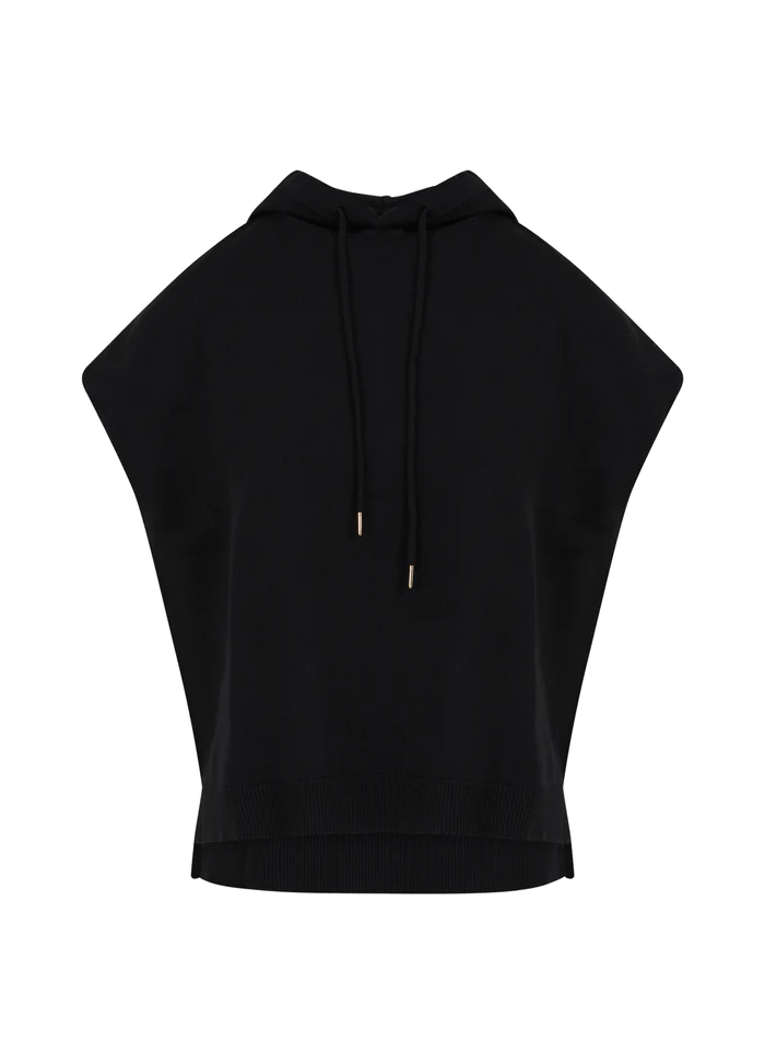 Comfy Knit Vest - Black