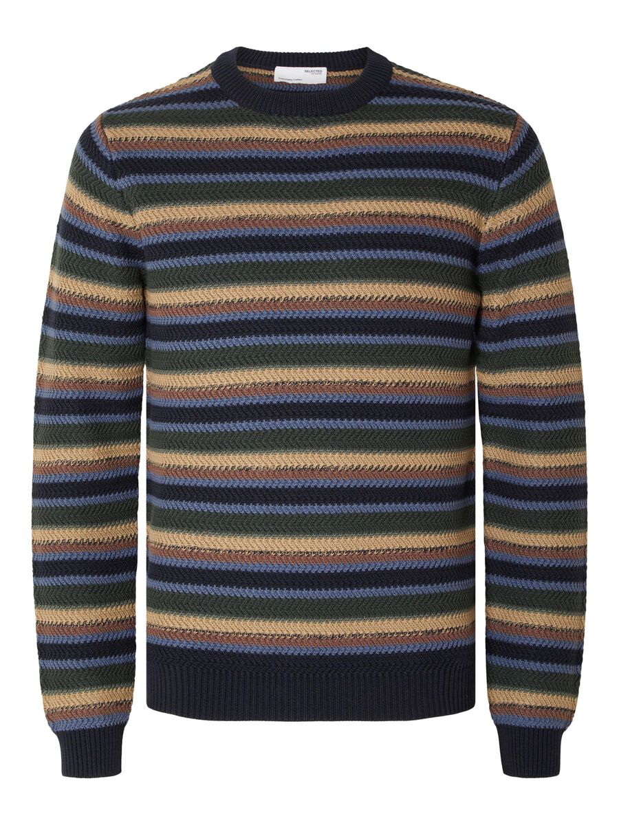 Striped Pullover - Sky Captain