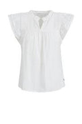 Top with Ruffels - Off White