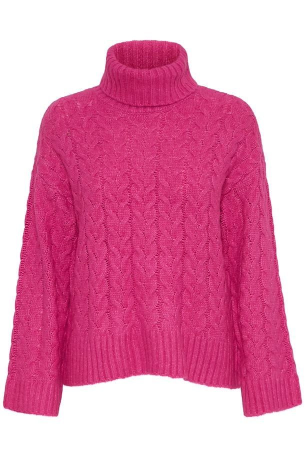 Beverley Knitted Pullover - Berry Melange