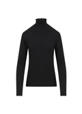 Sofia Turtleneck Blouse - Black