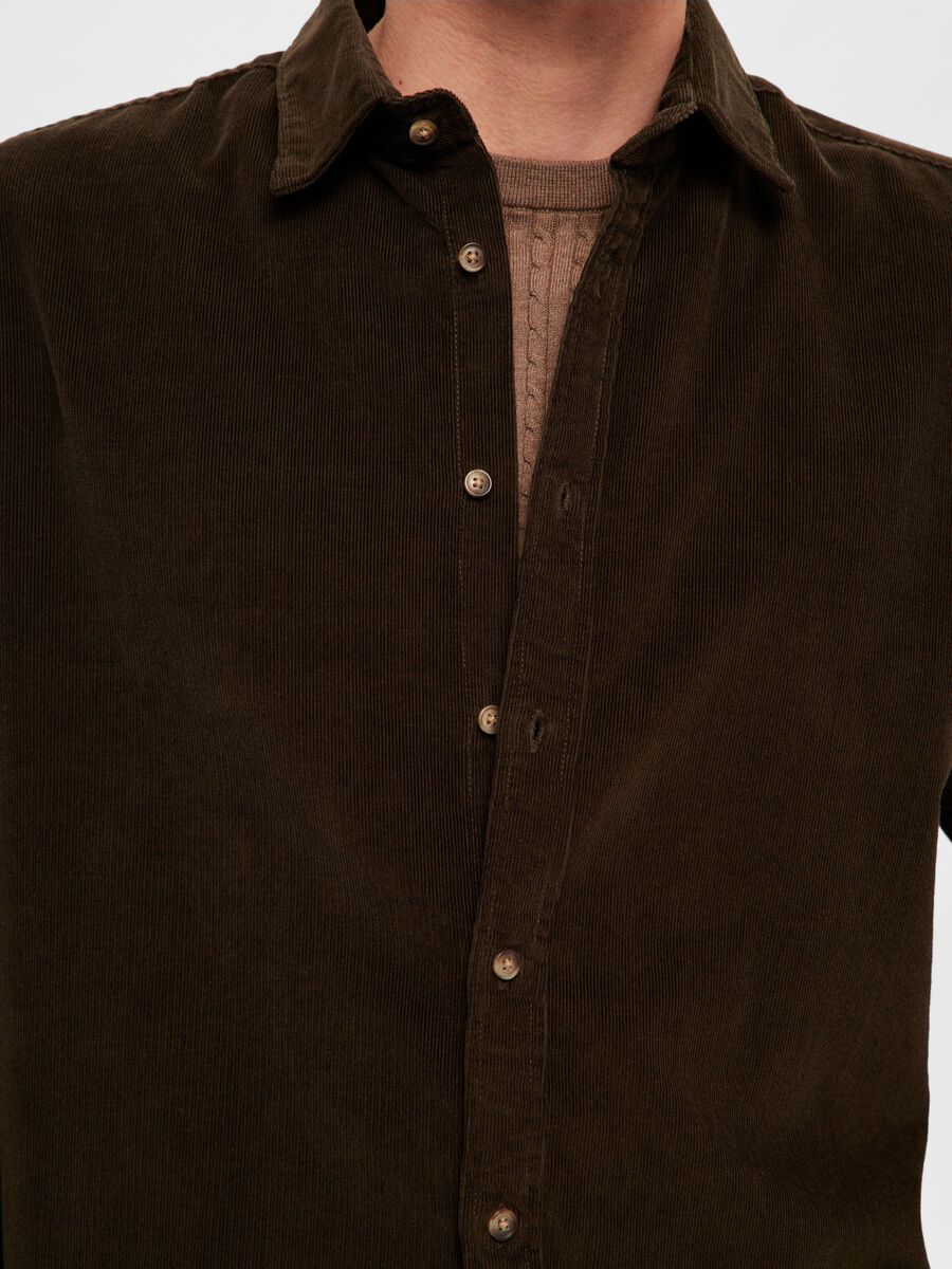 Corduroy Shirt - Forest Night