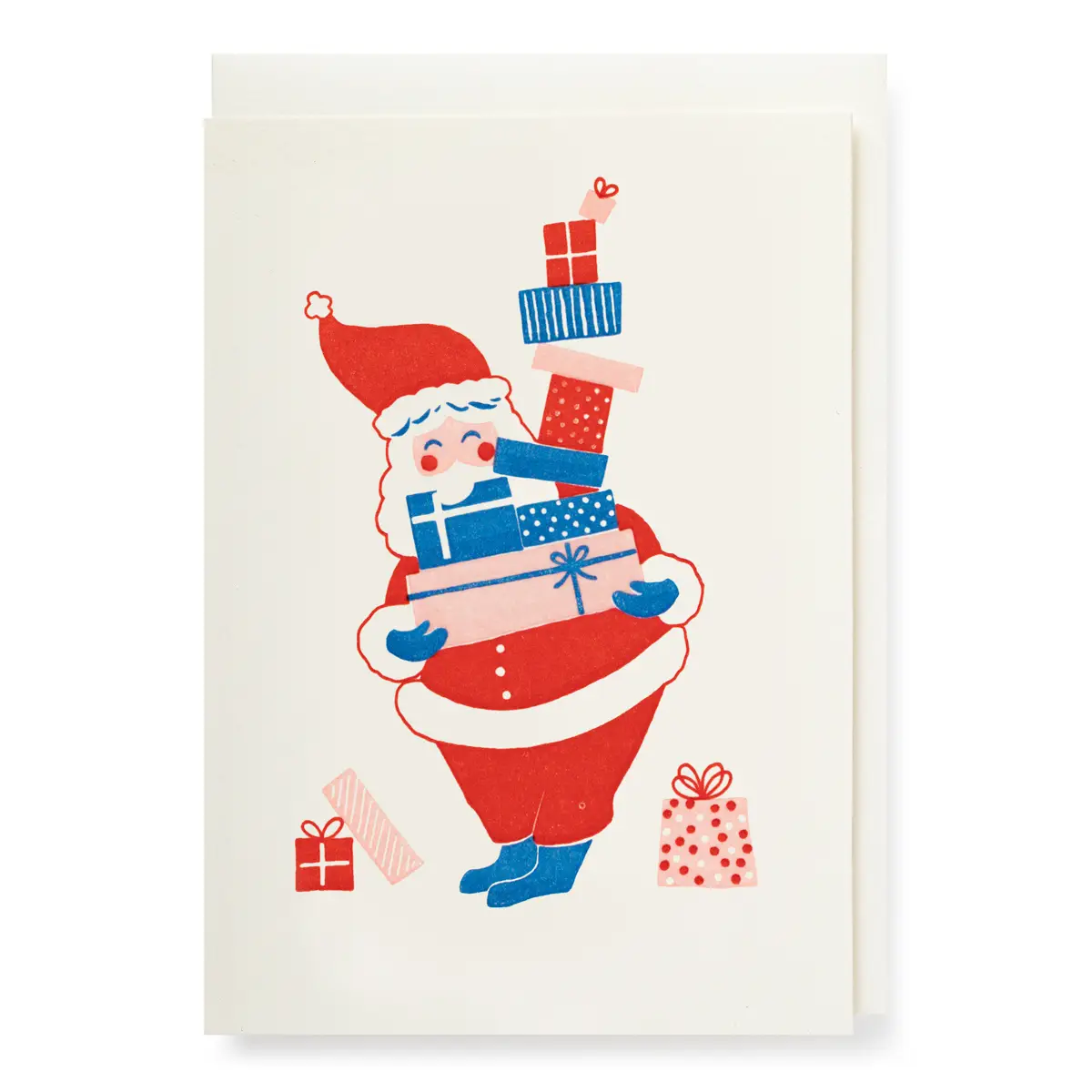 Father Christmas Presents Mini Card