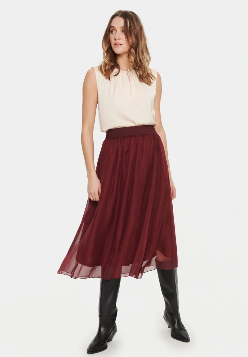 CoralSZ Skirt - Windsor Wine