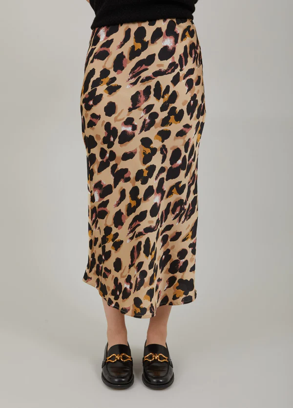 Styler Mid Length Printed Skirt