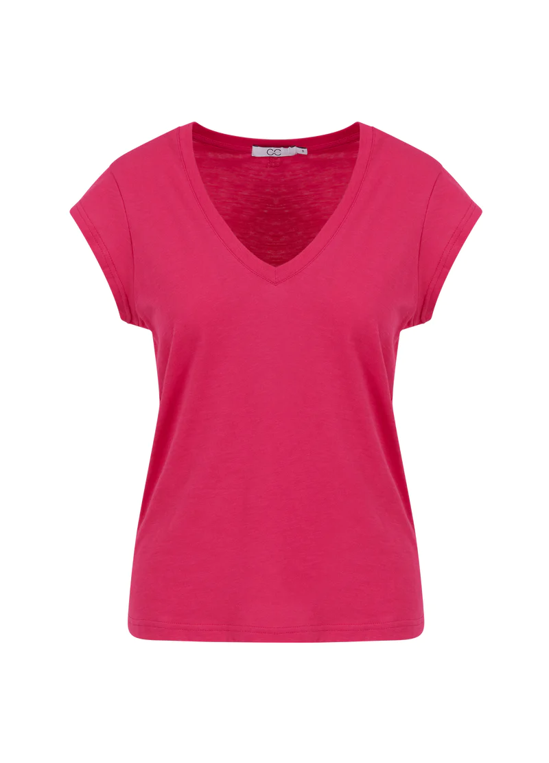 V-Neck T-Shirt - Bright Sunrise