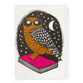 Bookshop Owl Card