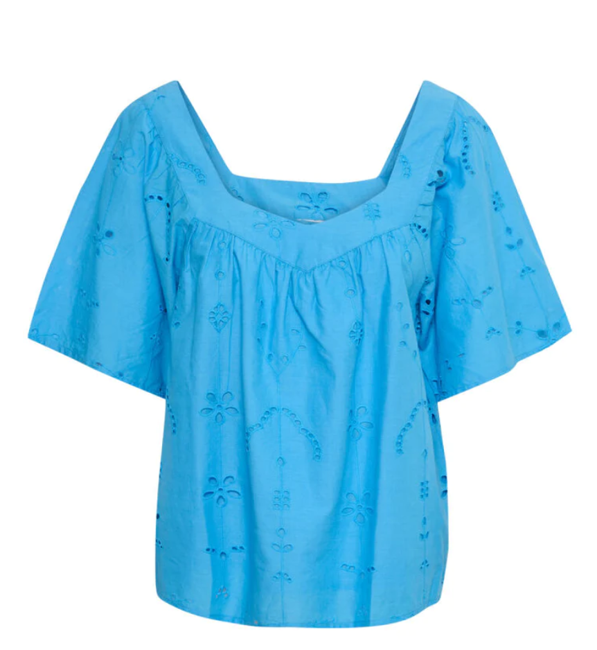 MellaniSZ Blouse - Azure Blue