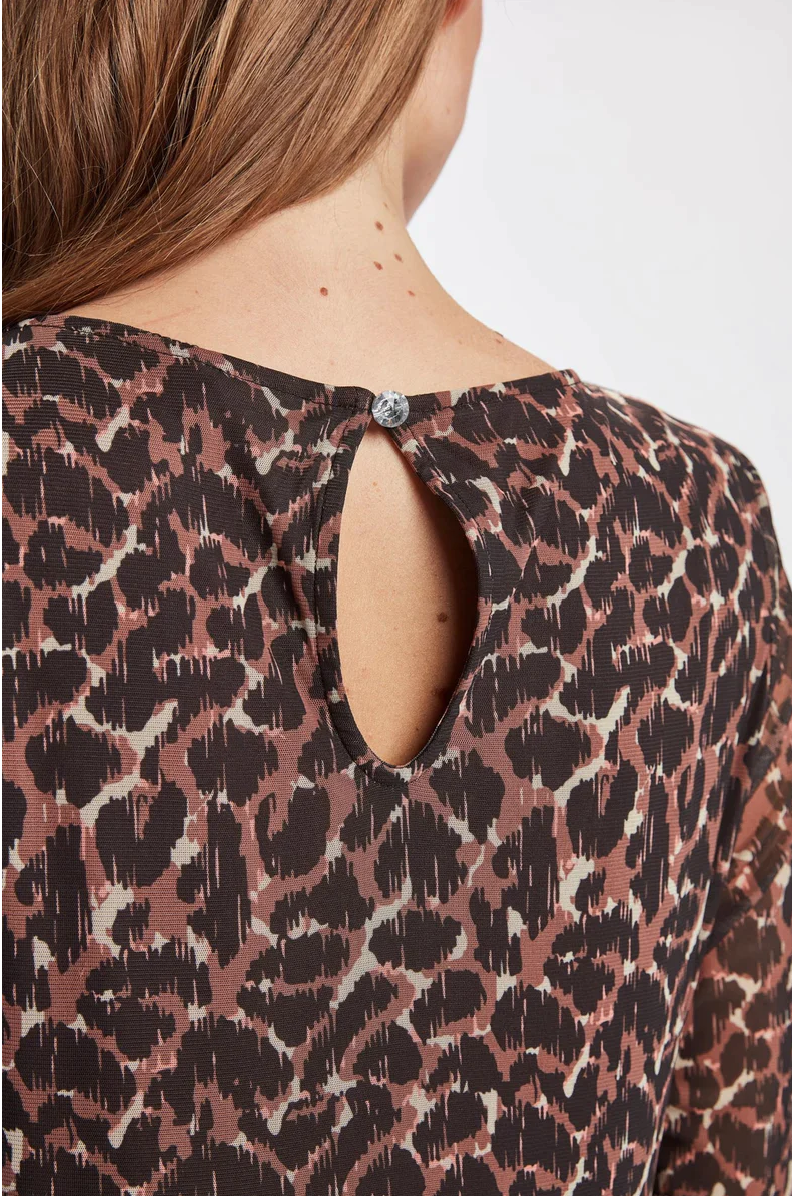 NUFREJA LEO DRESS - NUTMEG