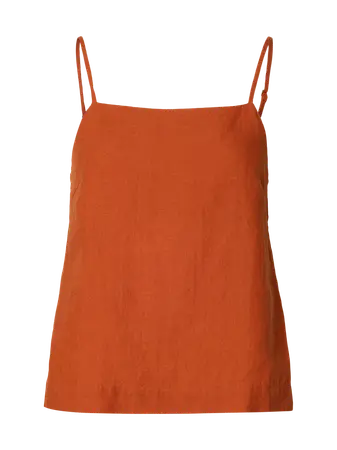 SLFLINNA LINEN STRAP TOP