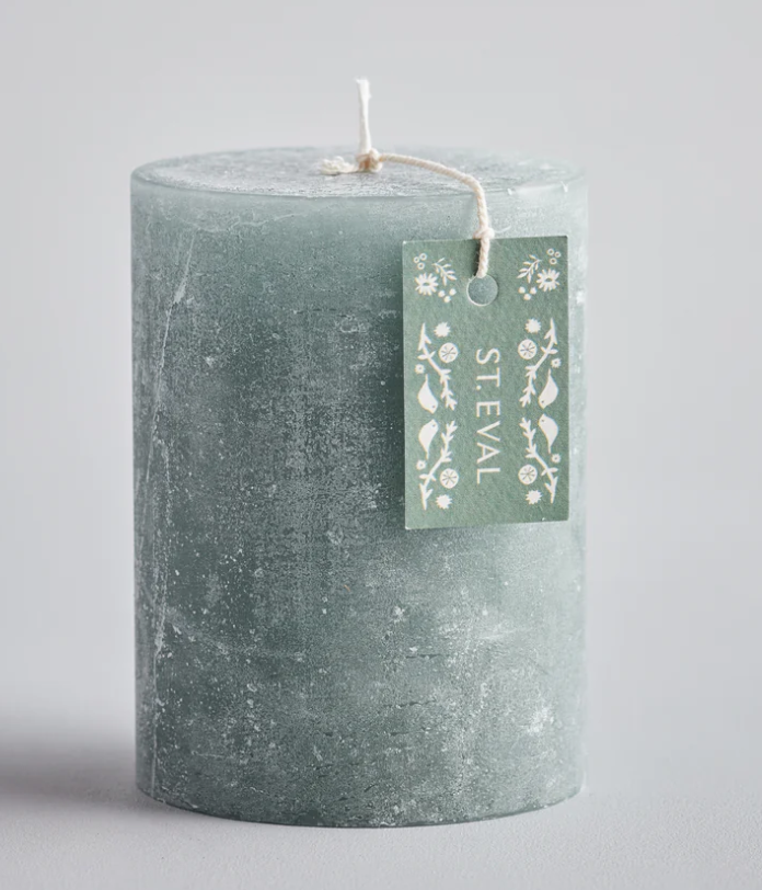 St Eval Pillar Candle Lemon & Thyme