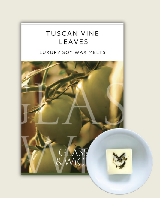 Glass & Wick Tuscan Vine Leaves Soy Wax Melts