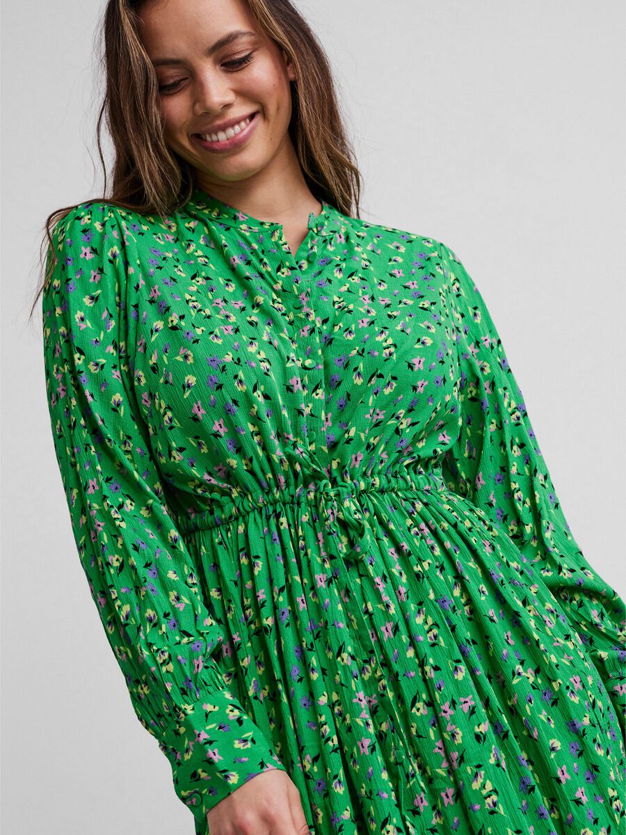 YASMALIKKA SHIRT DRESS - Island Green