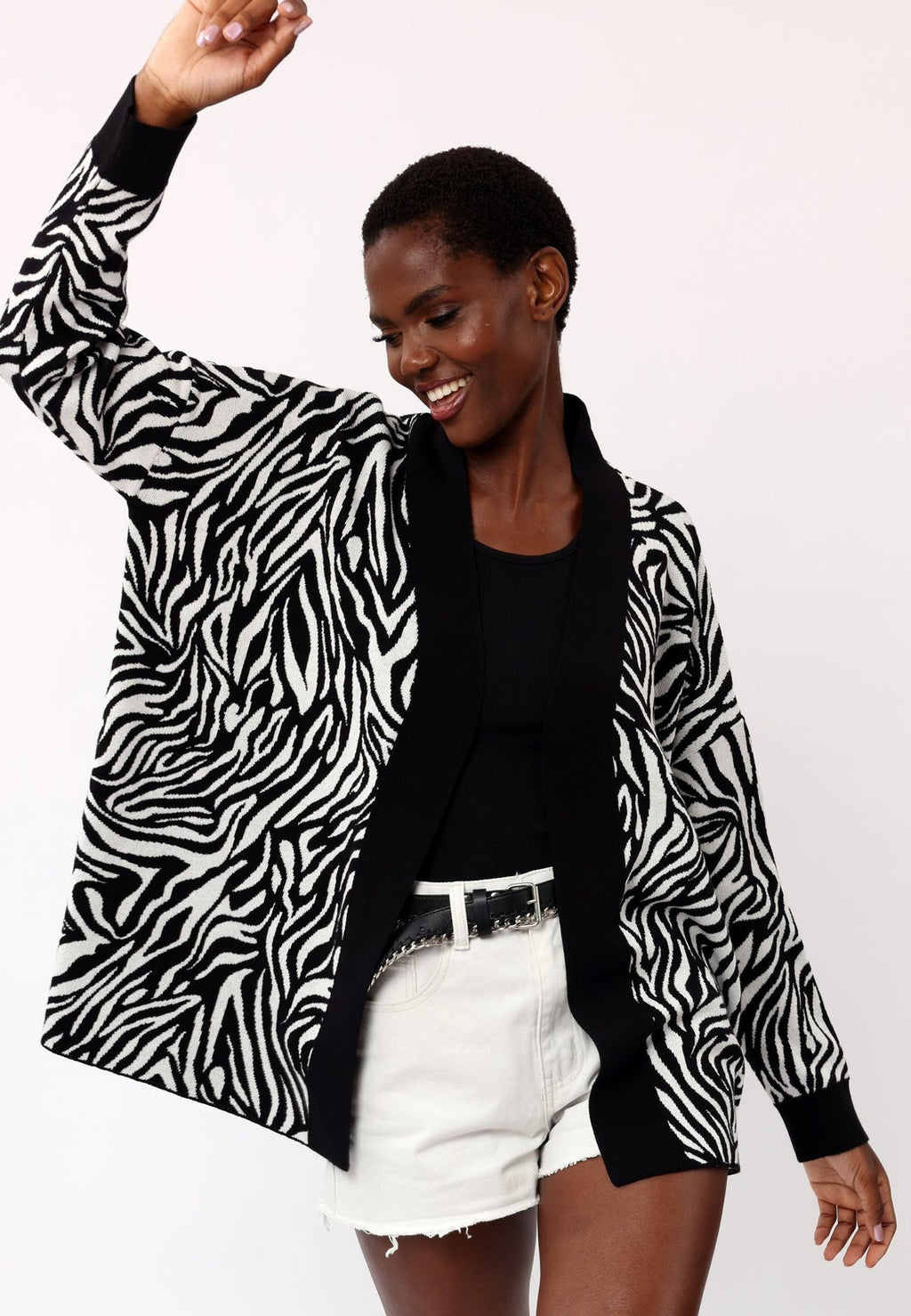 Heritage Animal Print Cardigan