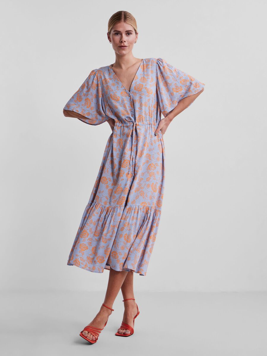 YASMEGGIE SHIRT DRESS - Kentucky Blue