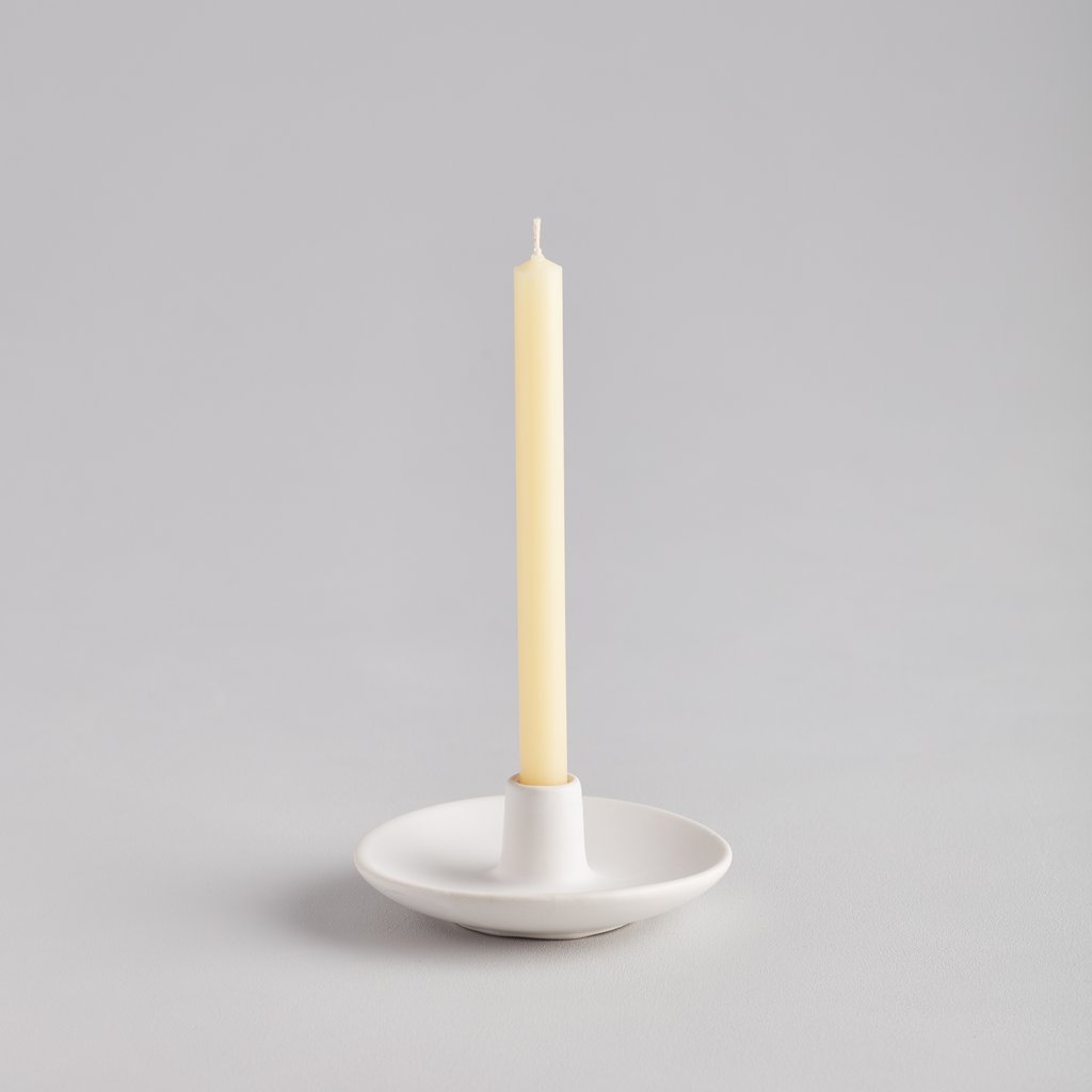 Matte White Mini Candle Holder