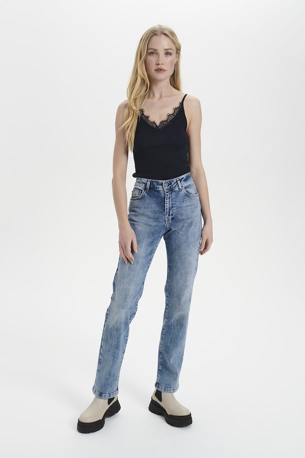 MayaSZ Strap Lace Top - Night Sky