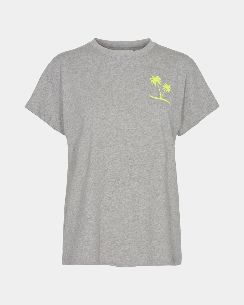 Grey Melange Palm Tree T-Shirt