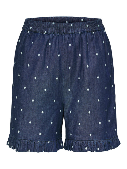 Slfelga High Waisted Shorts - Polka Dot