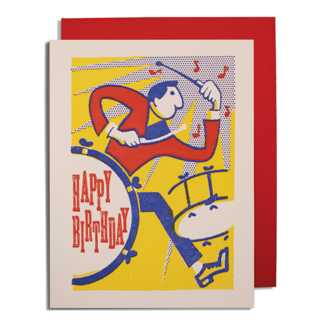 Birthday Drummer Card