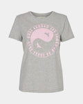 Grey Melange Peace T-Shirt