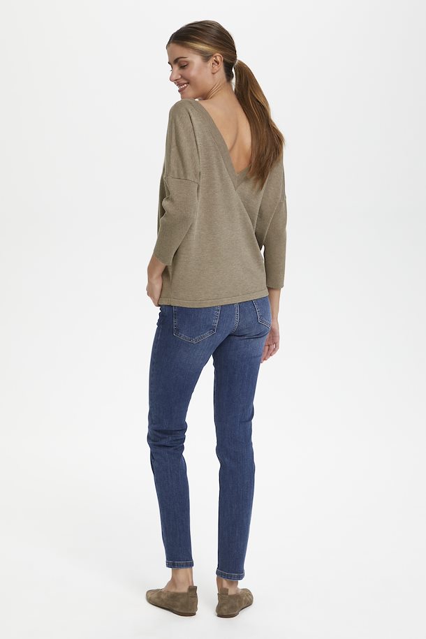 KilaSZ V-neck Pullover - Atmos Melange