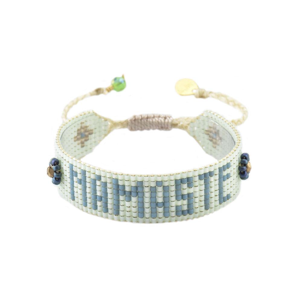 Blue Namaste Bracelet
