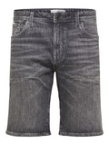 SLHALEX BLACK WASH SHORTS
