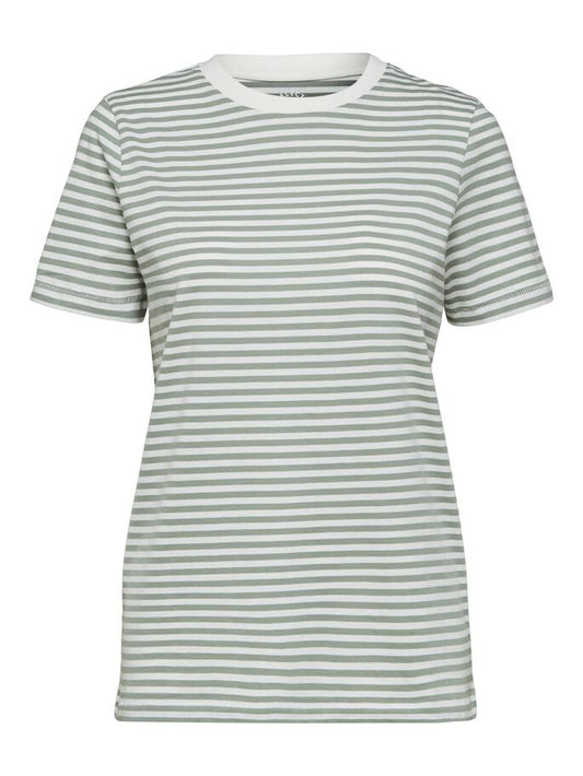 striped cotton t-shirt