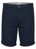 LINEN SHORTS - Dark Sapphire