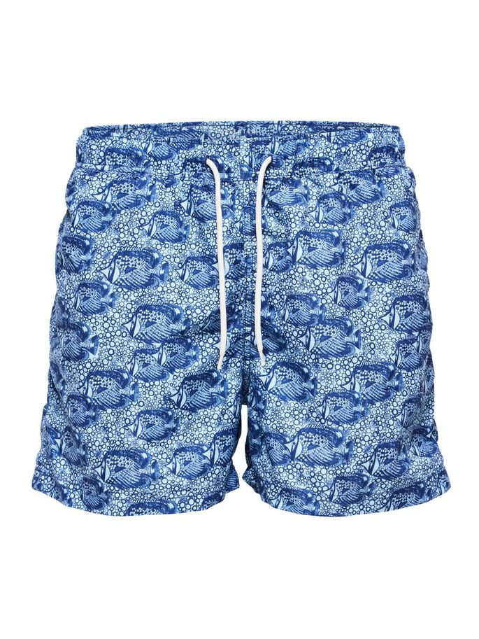 Fish printed swimshorts