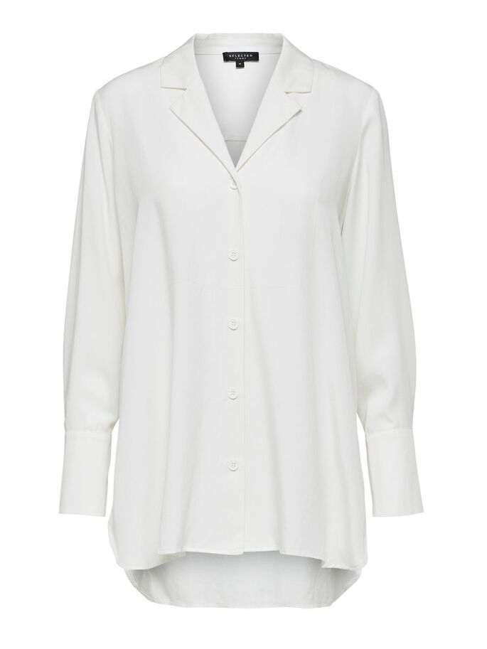 TENCEL LS SHIRT - White