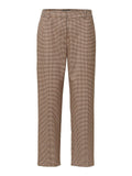 CROPPED CHECKED TROUSERES