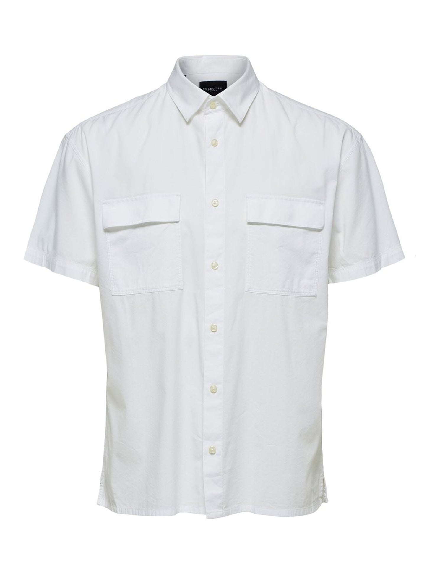 short sleeve shirt - regular fit, bright white