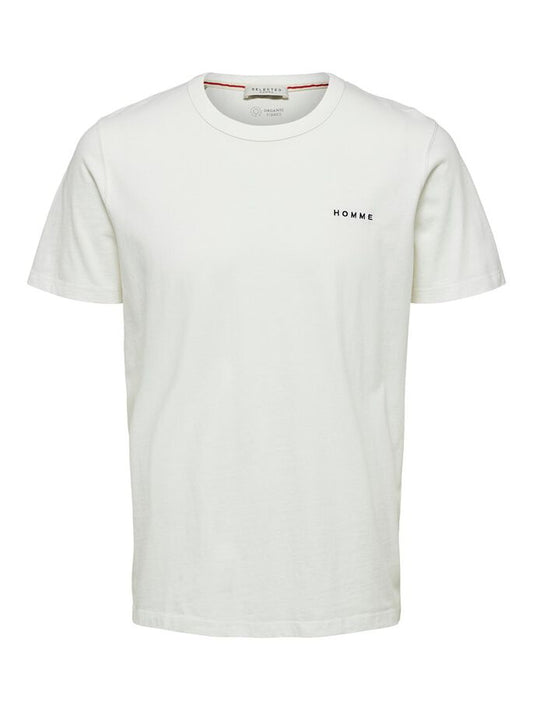 white organic cotton t-shirt - regular fit