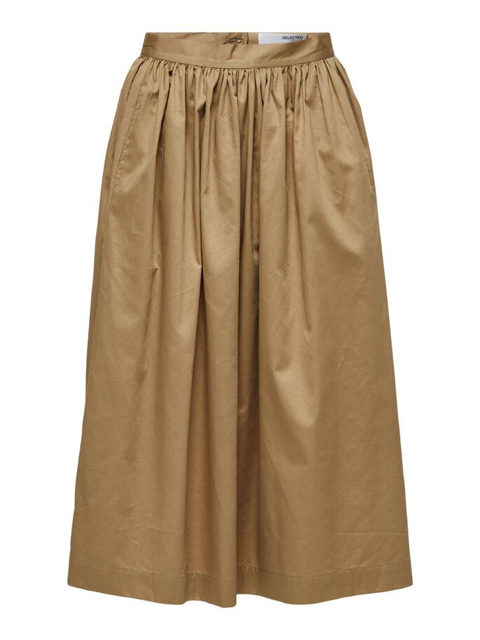 MID WAIST ORGANIC COTTON SKIRT