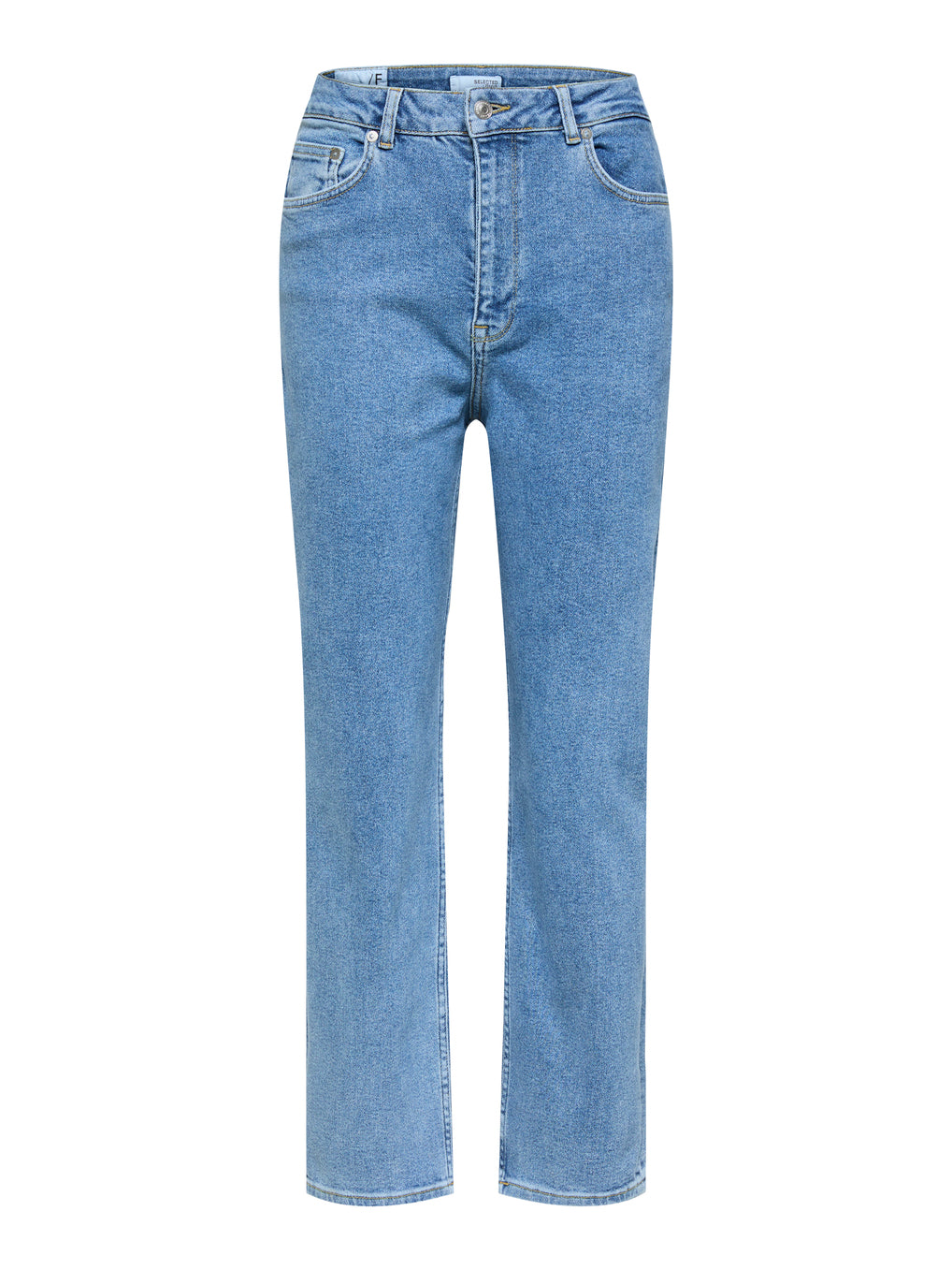 light blue denim jeans selected femme