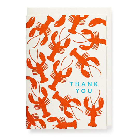 Lobster Thank You Mini Card