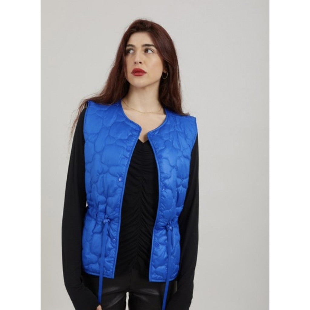 CC Heart Olga Quilted Vest - Cobalt Blue