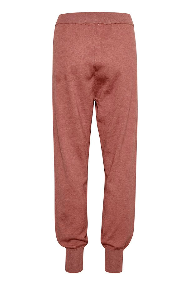 Rust Knit Joggers