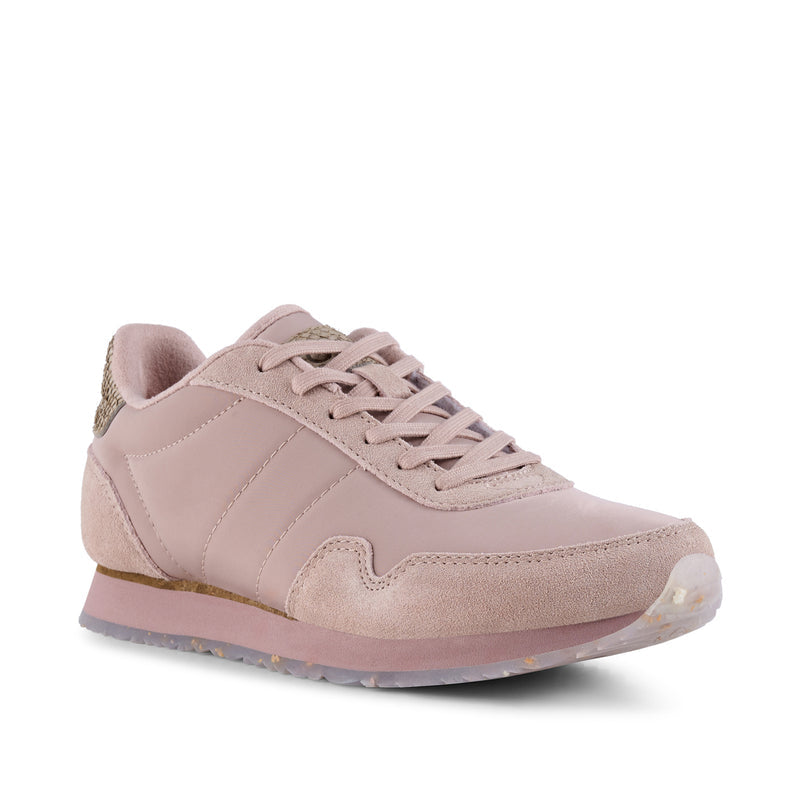 Nora lll Leather Trainers - Dry Rose