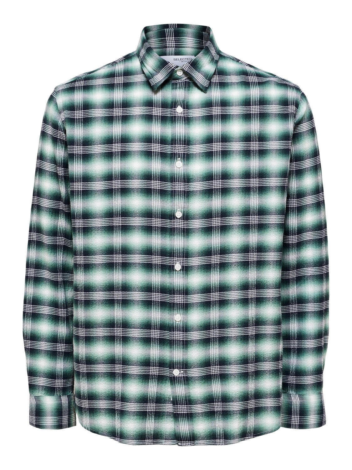 SLHREGSAAB SHIRT LS SEERSUCKER