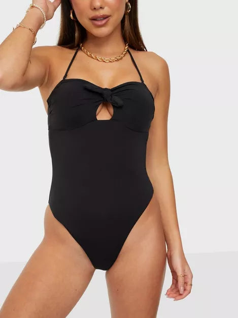 PCGISELLE SWIMSUIT - BLACK