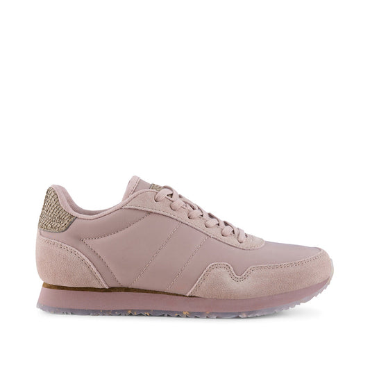 Nora lll Leather Trainers - Dry Rose