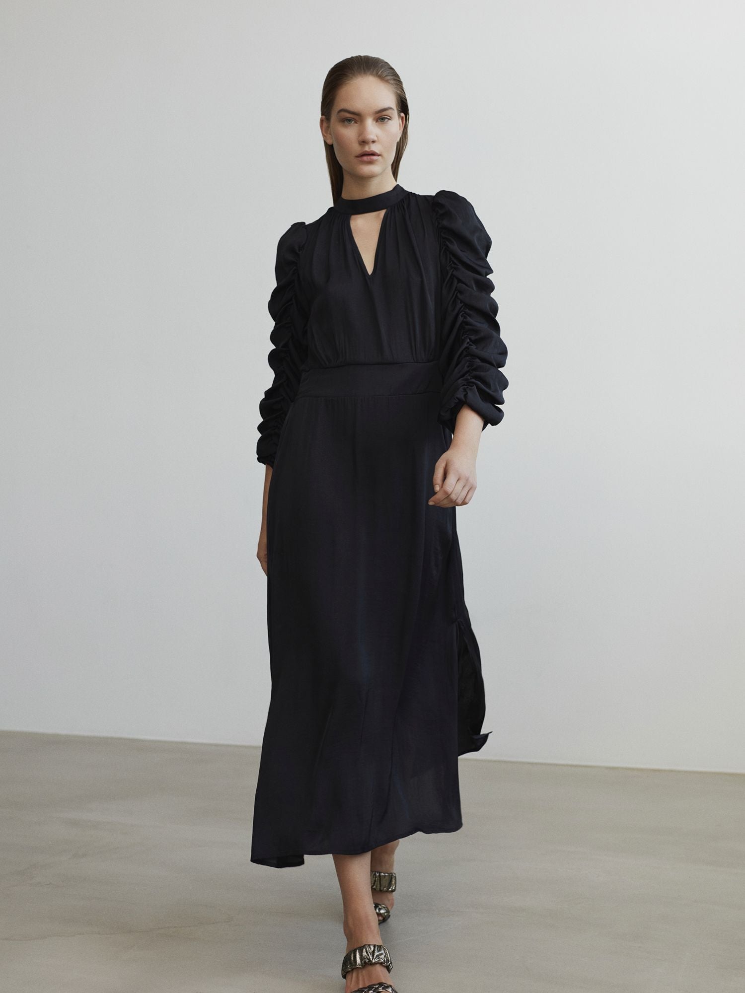 Classic Black Maxi Dress