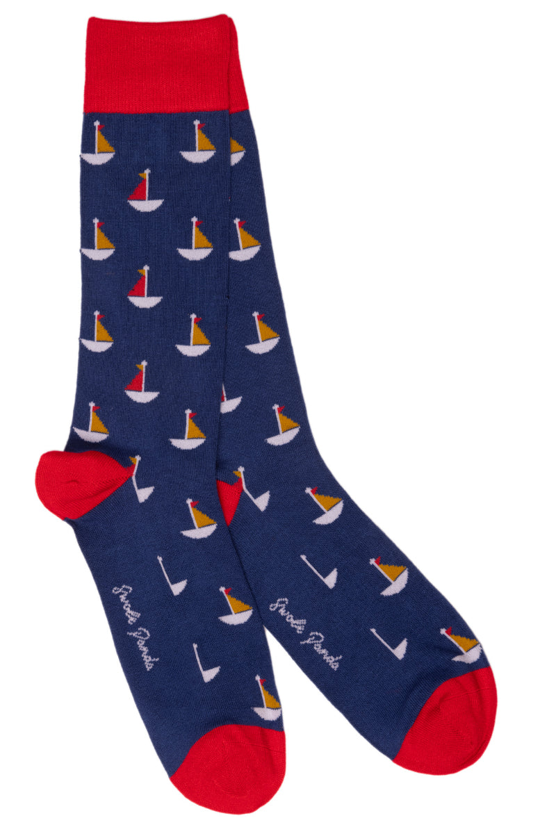 Sailing Boat Bamboo Socks