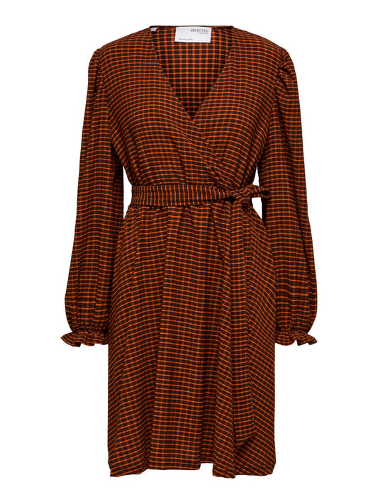 Short Dress - Cinnamon Stick/Black